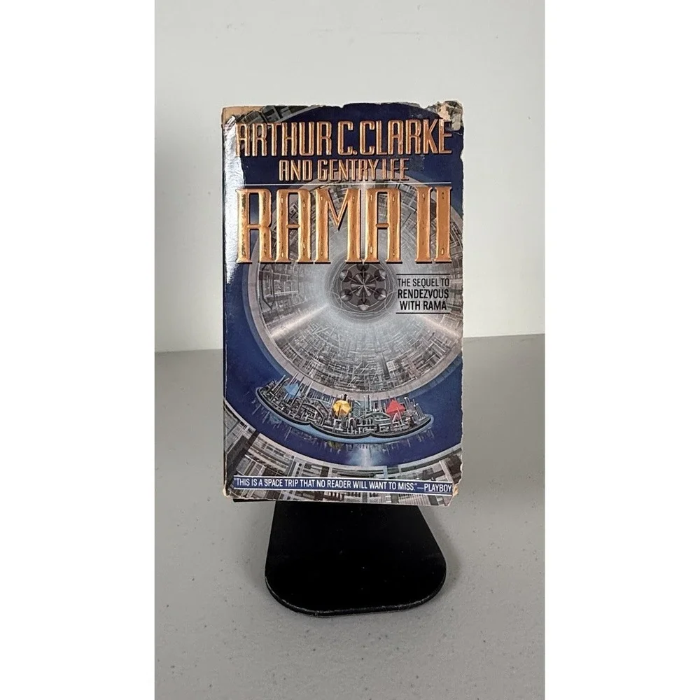 Rama II by Arthur C. Clarke 1st Edition Bantam Books 1990 Vintage PB Sci-Fi